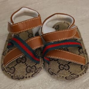 Designer Tan and Brown Kids Sandals
